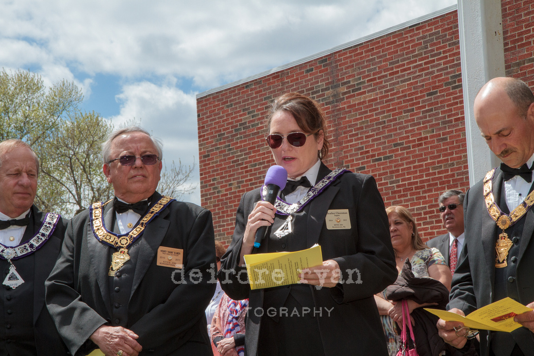 Bordentown Elks Honor and Remember Flag Raising Ceremony photographed for The Register News by Deirdre Ryan Photography.